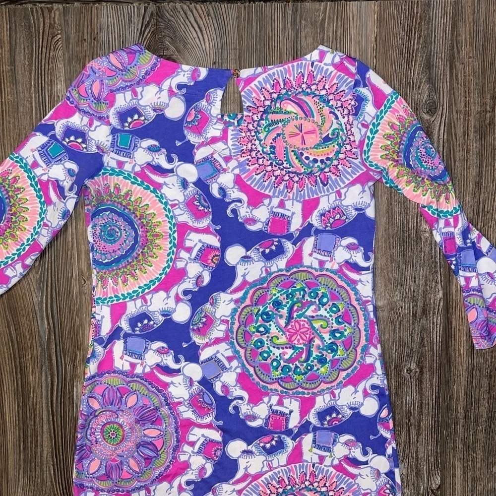 Lilly Pulitzer Bay Dress Play That Trunky Music - Picture 6 of 13